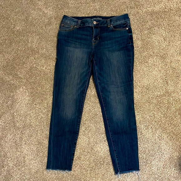 Maurices Denim - Maurice’s 9/10 Dark-wash Skinny Jeans